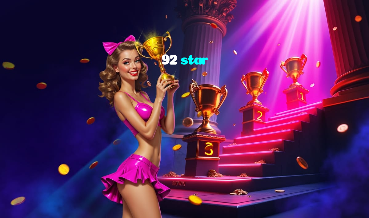 92 star casino presented on mobile device in Pakistan with slots and live games